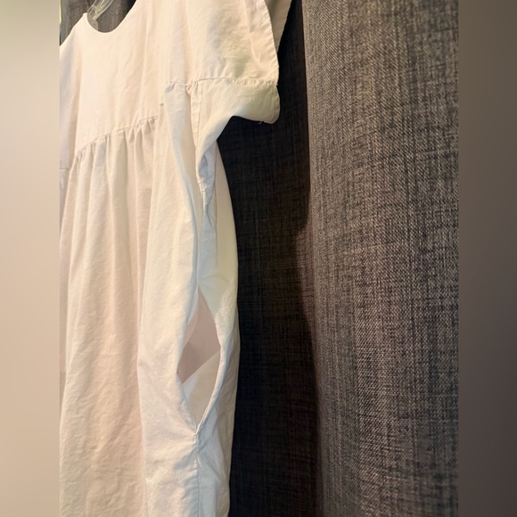 Vintage 80's Mexican Dress LG Parrot Embroidered Muumuu Mrs Roper Vacation - Picture 5 of 7